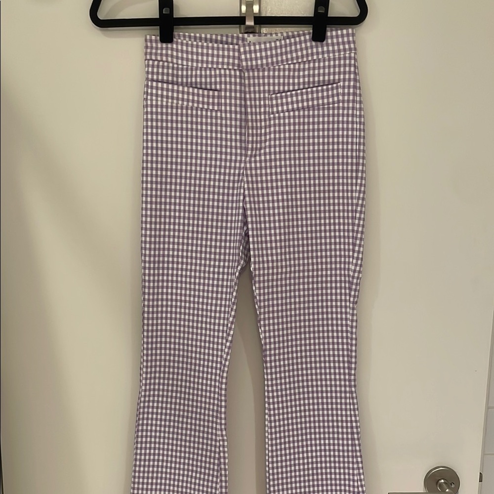 Mango Purple Boot Cut & Flare Pants